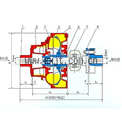 YOXVSA型结构图及主要技术参数系列